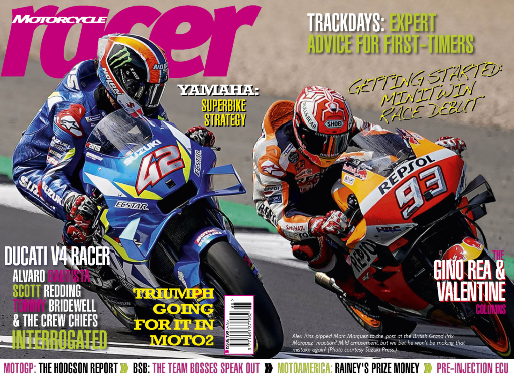 Motorcycle Racer Magazine columnist