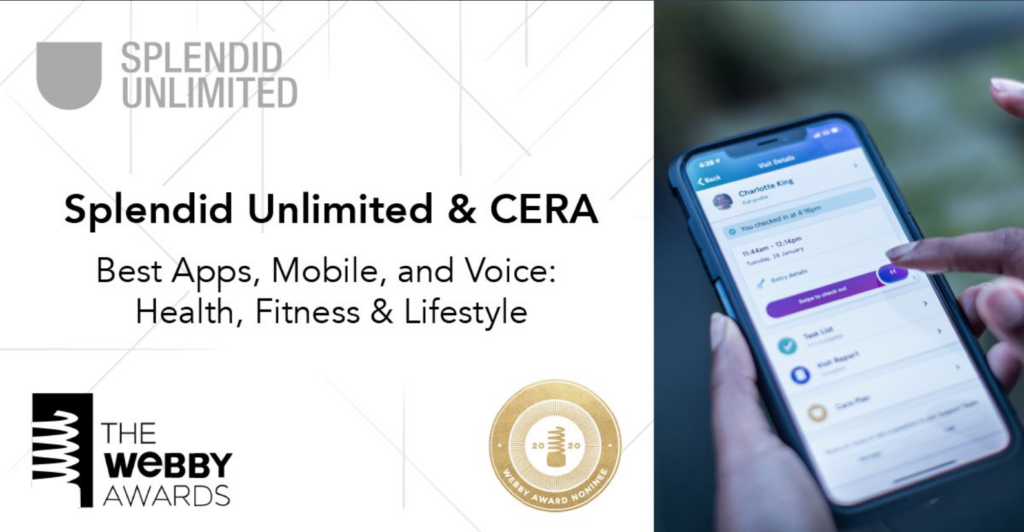 Splendid Unlimited Honored For Best Apps, Mobile, and Voice: Health, Fitness & Lifestyle In The 24th Annual Webby Awards.